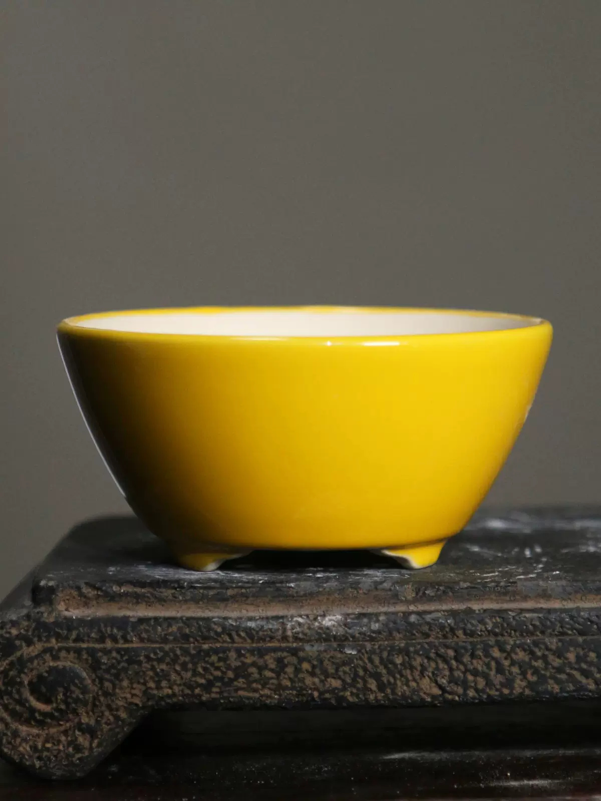 Bonsai Garden Chinese Garden - Porcelain Colorful Round Bonsai Pot,Small Vase,Dormitory