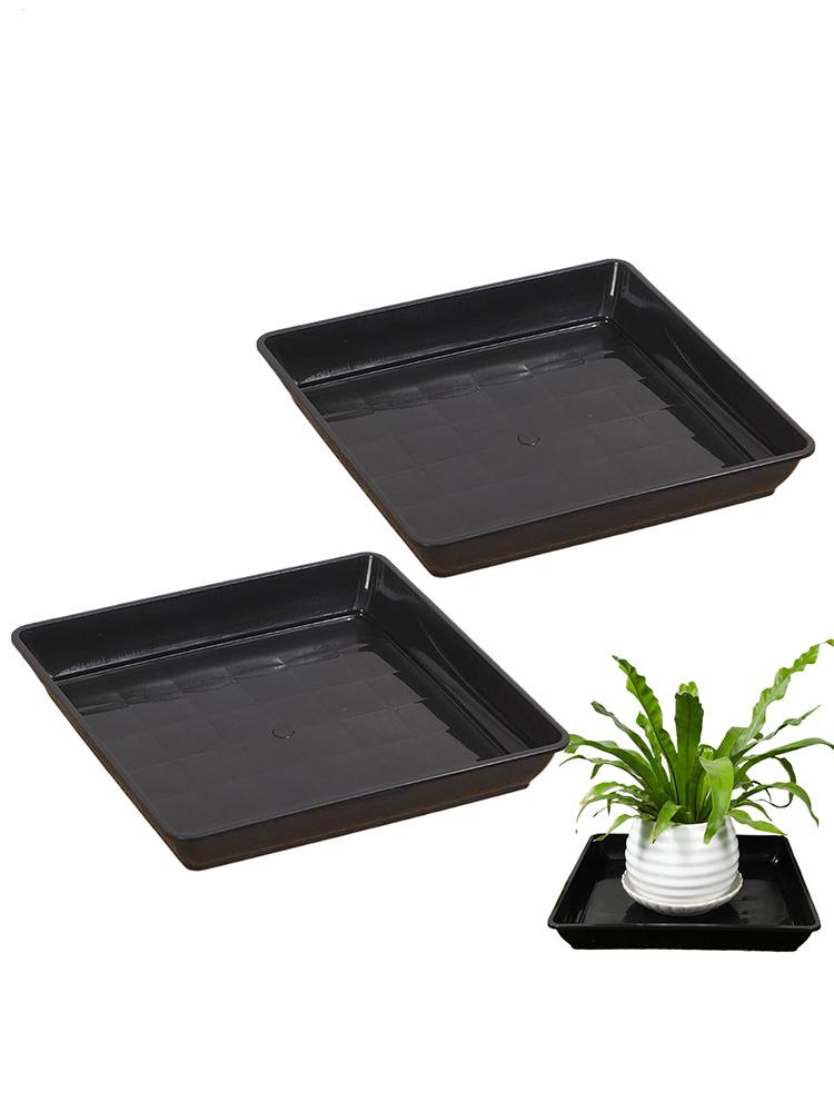 Drip Tray Saucer - 2 Pcs Flower Pot Base Thickened