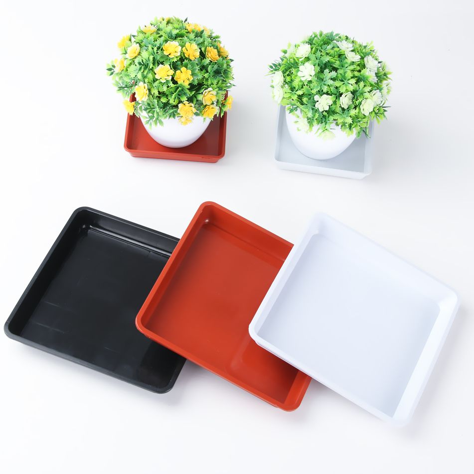Drip Tray Saucer - Square Shape Plastic Saucers Plant Drip