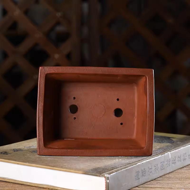 Purple Sand Carved Rectangle B - огляд і ціна Bonsai Garden Chinese Garden