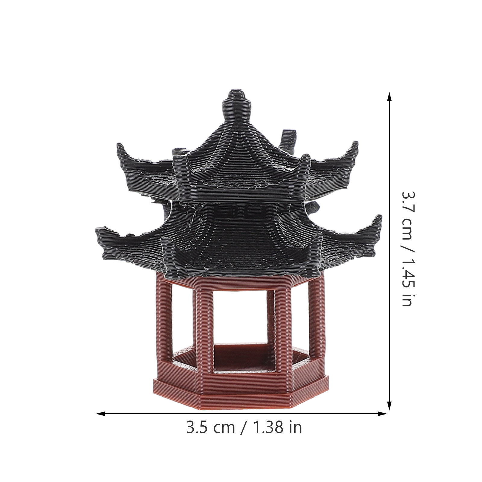 Exquisite Mini Hexagon Pavilio - огляд і ціна Bonsai Garden Chinese Garden