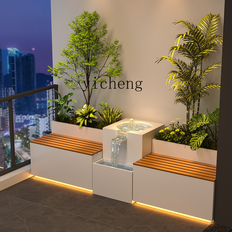 Garden Balcony Flower Box Sitt - огляд і ціна Bonsai Garden Chinese Garden
