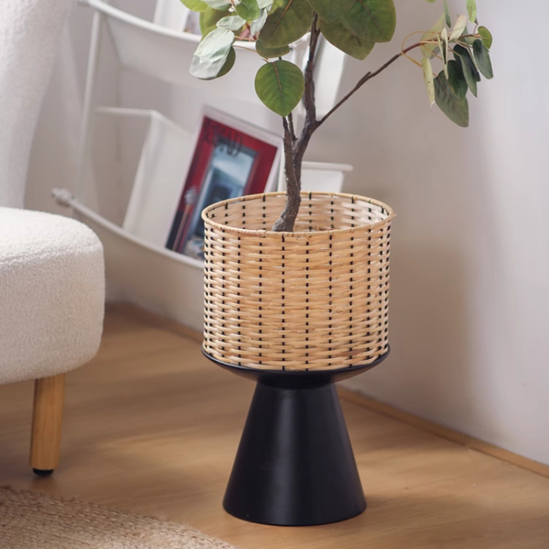 Rattan Weave Flower Pot Modern - огляд і ціна Bonsai Garden Display Stands