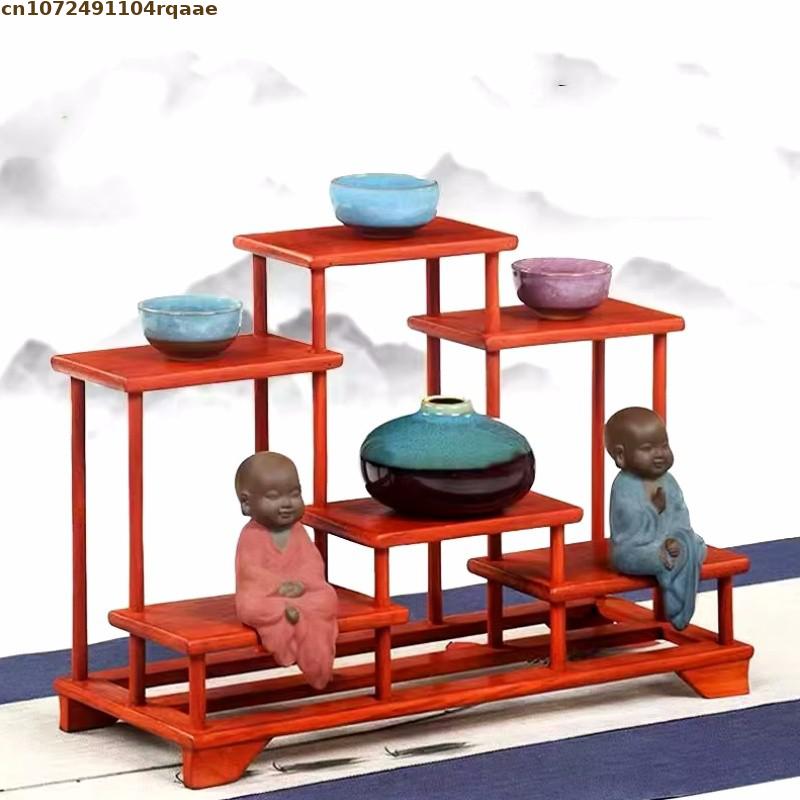 Wooden Flower Pot Holder Plant - огляд і ціна Bonsai Garden Display Stands
