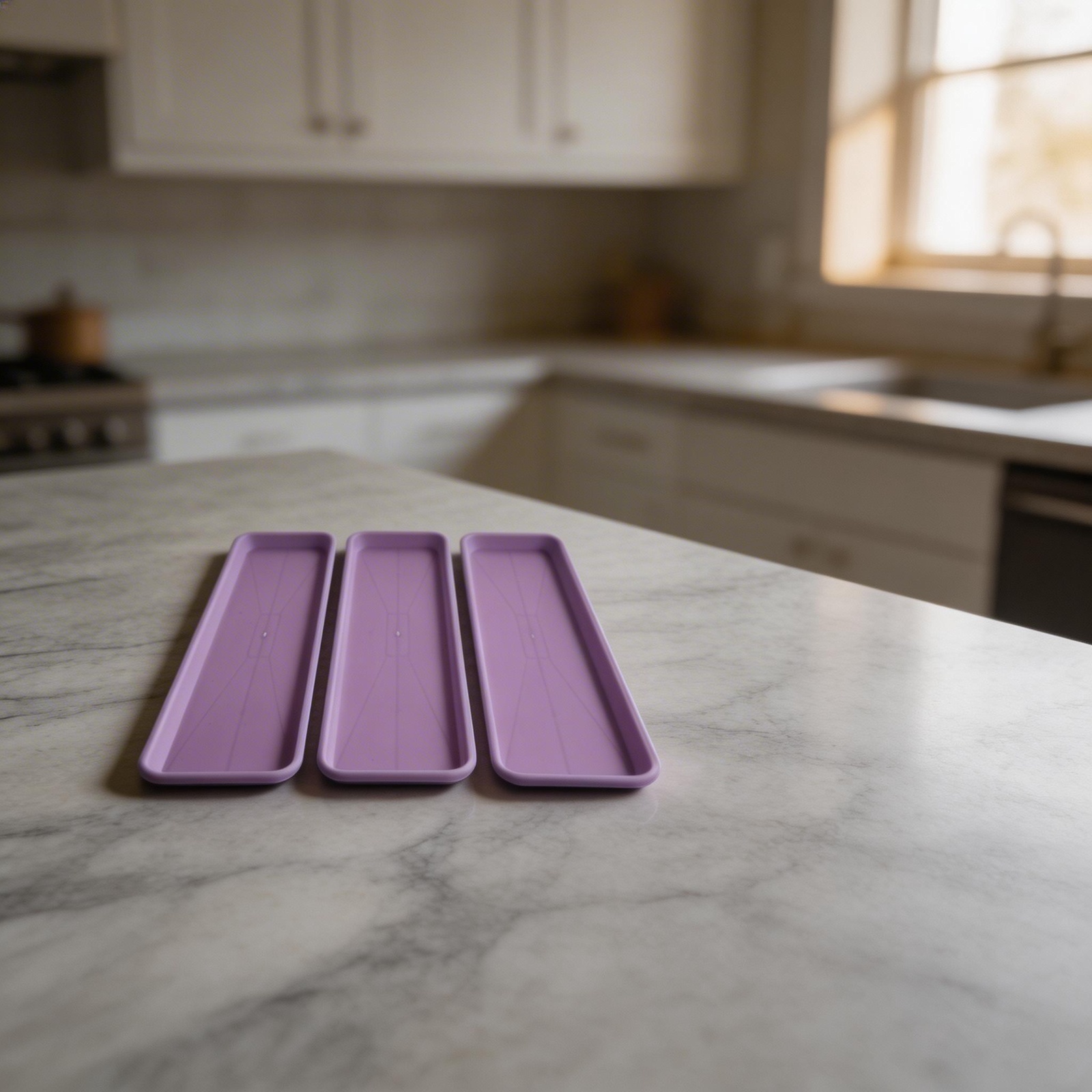 6 Piece Rectangular Plastic Fo - огляд і ціна Drip Tray Saucer
