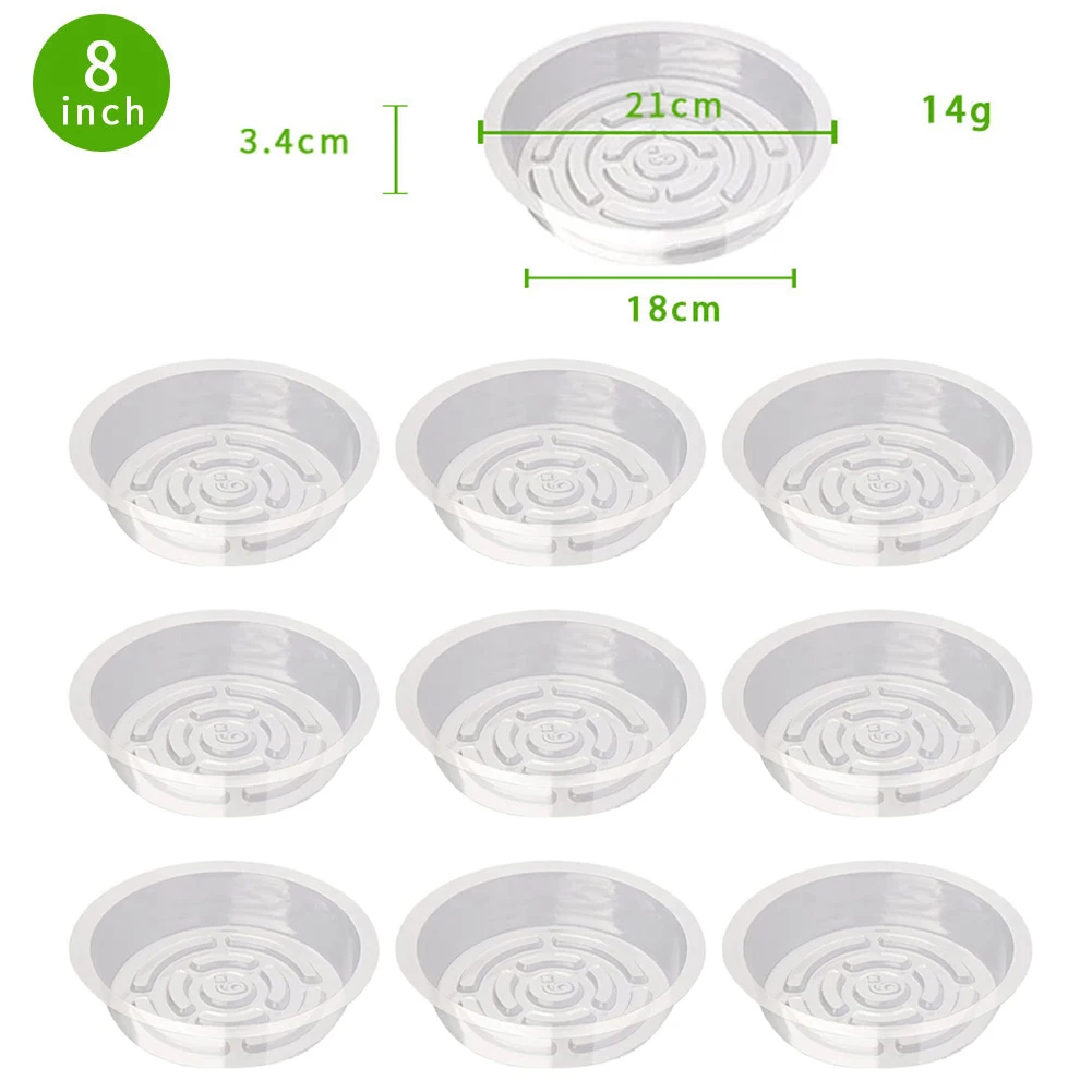 10/24pcs Plastic Plant Saucer  - огляд і ціна Drip Tray Saucer
