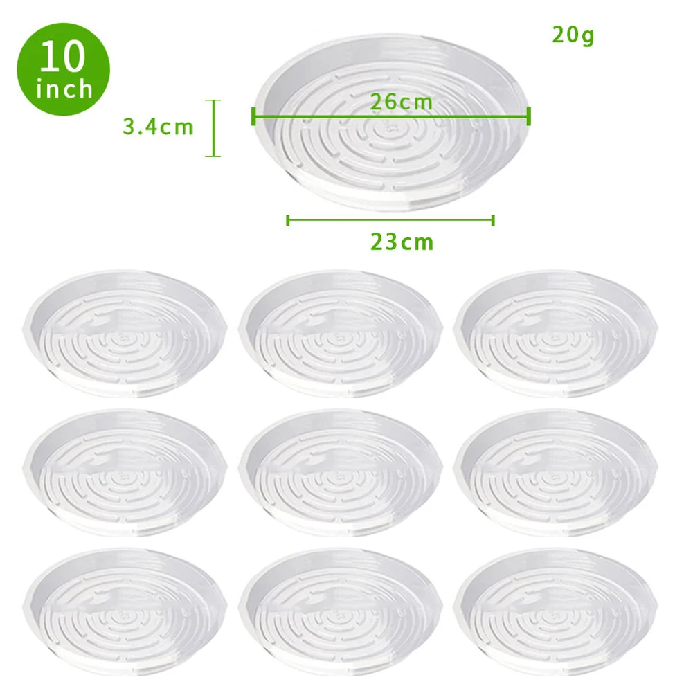 10/24pcs Plastic Plant Saucer  - огляд і ціна Drip Tray Saucer