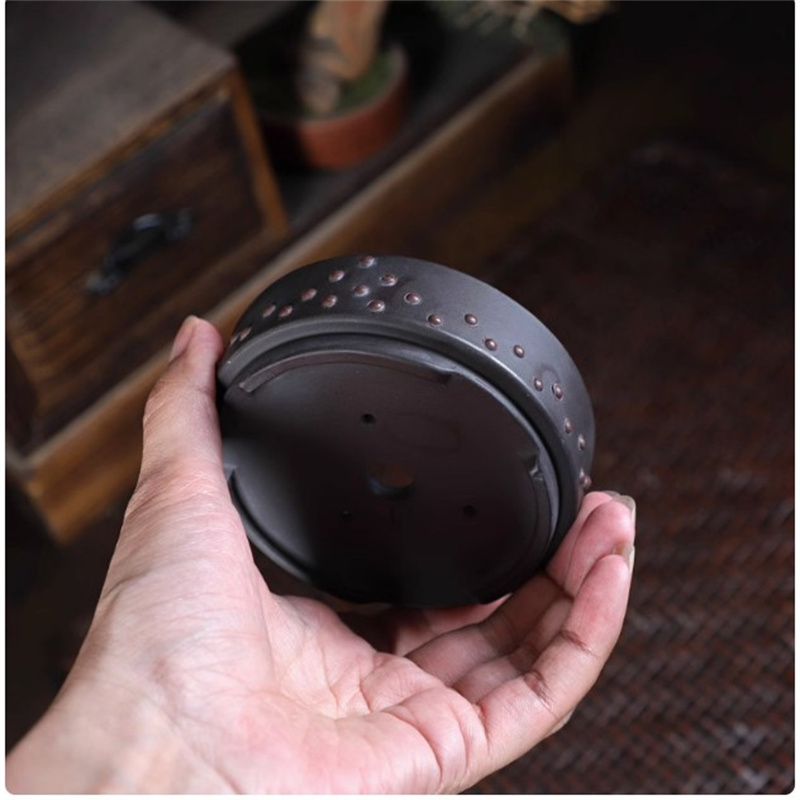 Ceramic Round Bonsai Pot, Drum - огляд і ціна Bonsai Garden Chinese Garden
