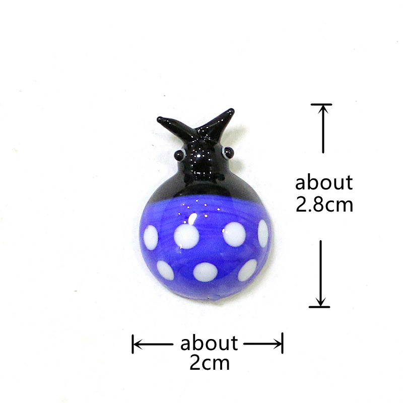 Mini Glass Beetle Ladybug Figu - огляд і ціна Bonsai Garden Chinese Garden