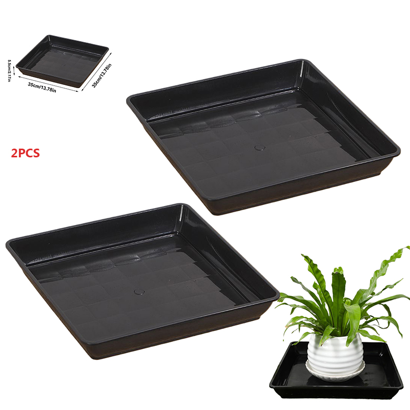 2 Pcs Flower Pot Base Thickene - огляд і ціна Drip Tray Saucer