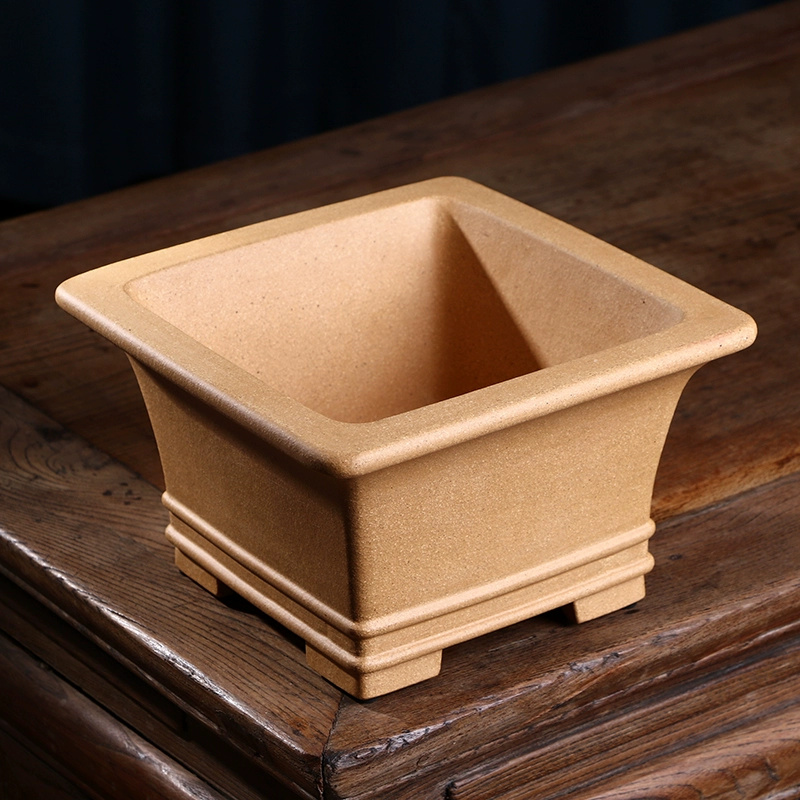 Pruple Sand Square Bonsai Pot, - огляд і ціна Bonsai Garden Chinese Garden