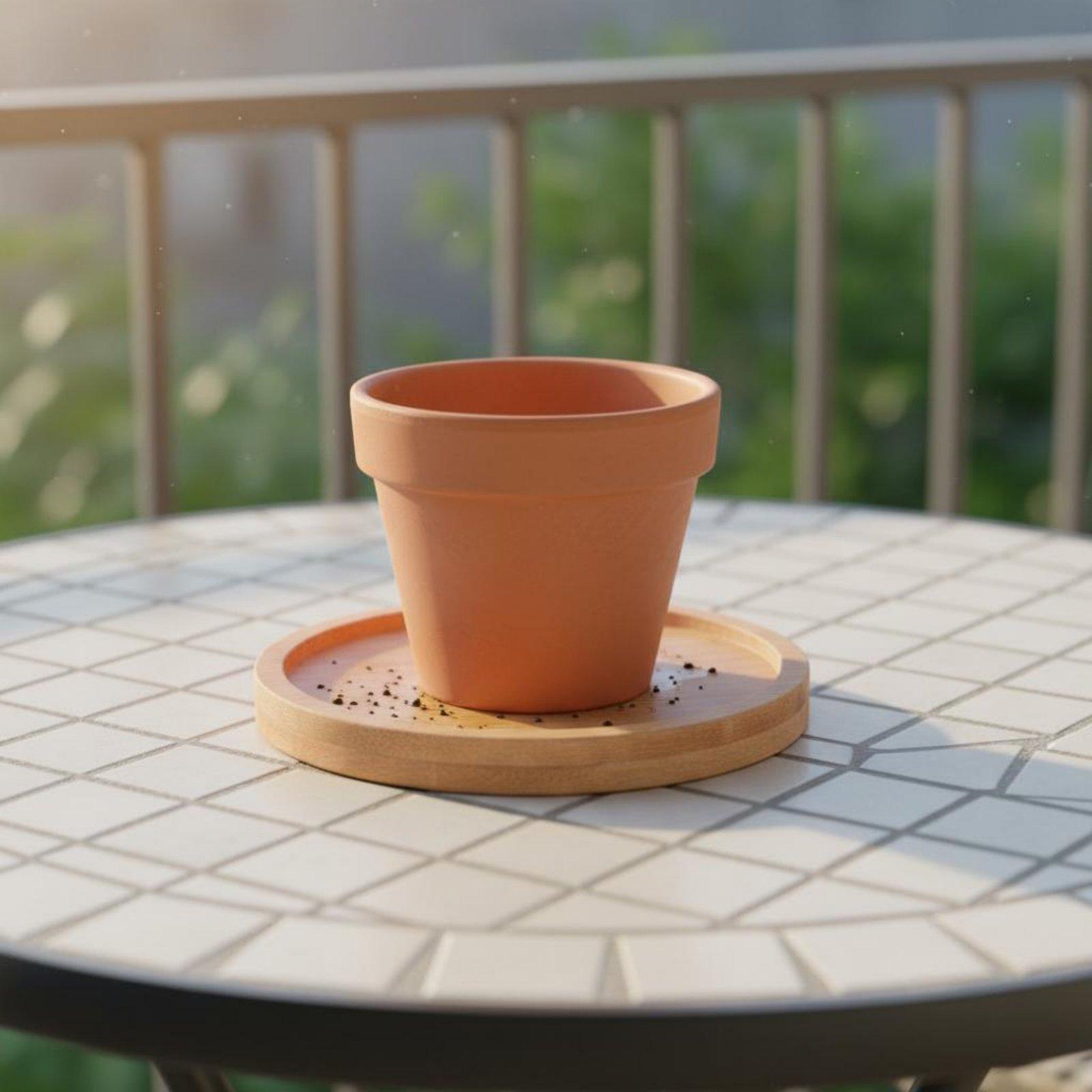 Industrial Tray Bamboo Plant B - огляд і ціна Drip Tray Saucer