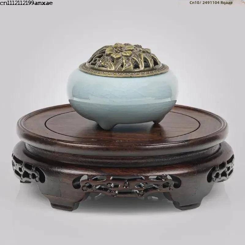 Ebony Wood Round Table Crafts  - огляд і ціна Bonsai Garden Display Stands