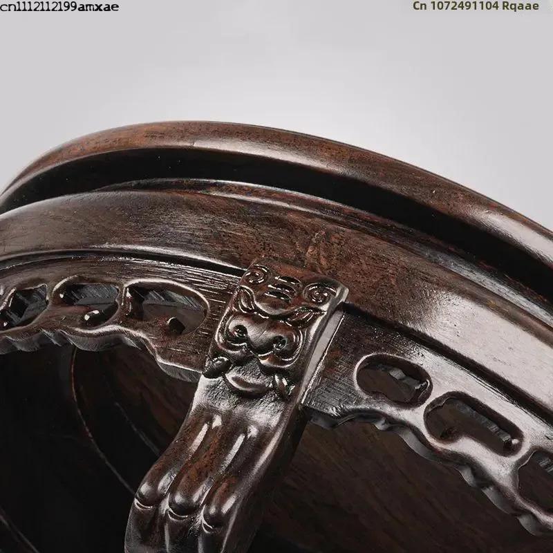 Ebony Wood Round Table Crafts  - огляд і ціна Bonsai Garden Display Stands