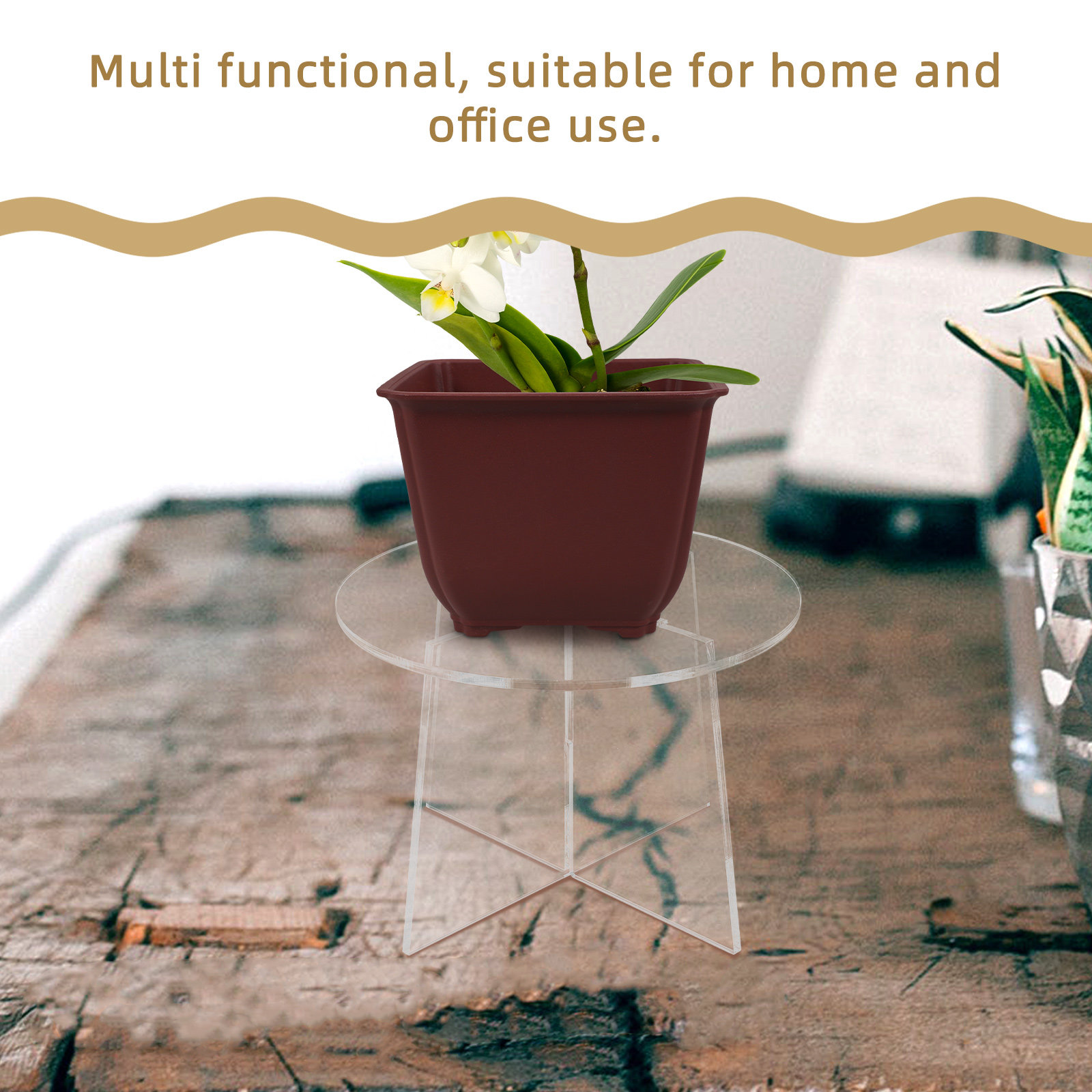 Acrylic Plant Stand Stable Flo - огляд і ціна Bonsai Garden Display Stands